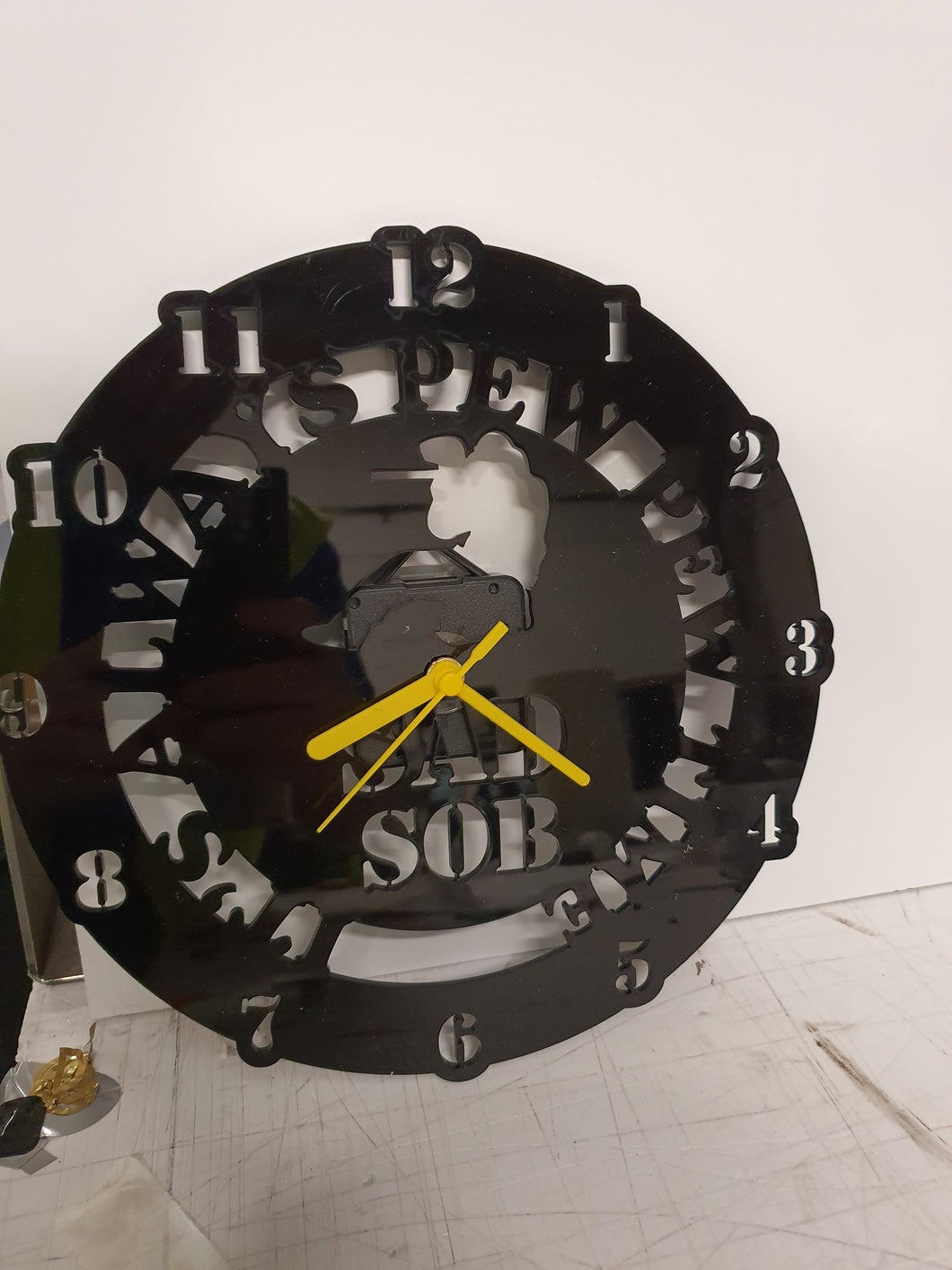 laser cut custom clocks