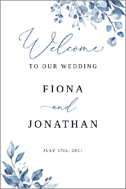 WEDDING WELCOME POSTER